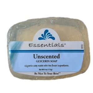 Clearly Natural Soap (Glycerine)-Unscented 4 oz Bar Soap